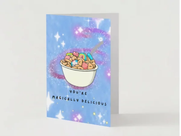 "You're Magically Delicious" Cheeky Cereal Birthday Card