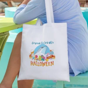 Custom Halloween Cruise Tote Bag – Perfect for Trick or Treating at Sea