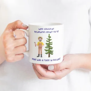 "Why Couldn't Da Newfie Count to 10?" Mug – Fun Newfoundland Joke Mug