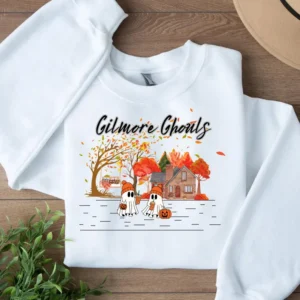 Gilmore Ghouls Halloween Sweatshirt - Cute Fall Ghosts Design