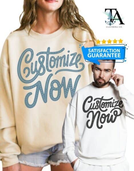 Custom Sweatshirt, Crewneck - Make it your own!