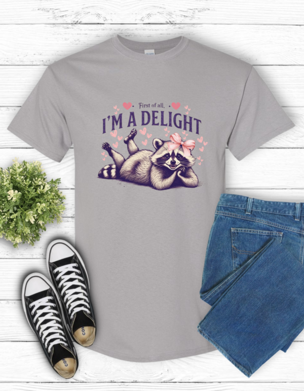 "I'm a Delight" Heavy cotton Tee-Unisex Fit