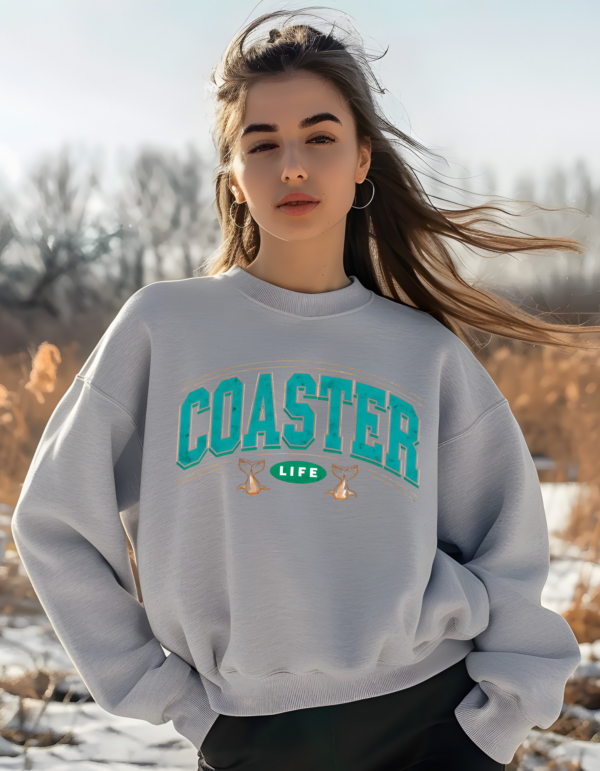 Coaster Life/ Crewneck Sweatshirt