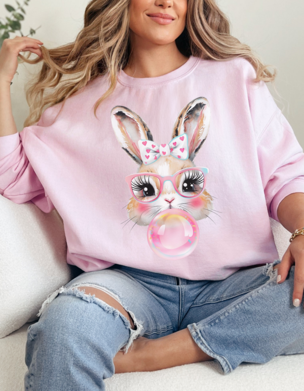 Bubble Bunny/ Crewneck Sweatshirt