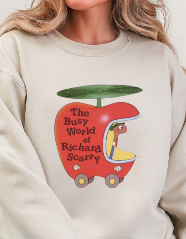 Busy World/ Throwback Crewneck Sweatshirt - Image 5