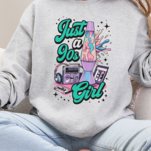 "90's Girl" Heavy Blend Crewneck-Unisex Fit