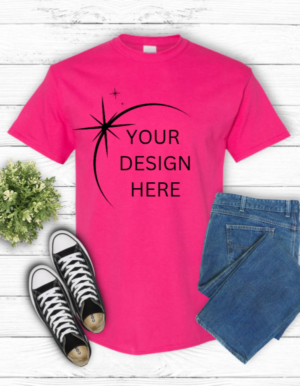 Design Your Own Custom T-Shirt-Heavy Cotton Unisex - Image 7