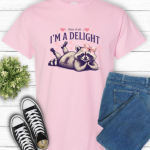 "I'm a Delight" Heavy cotton Tee-Unisex Fit