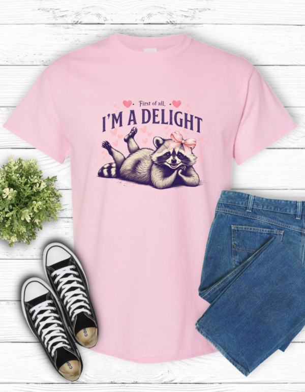 "I'm a Delight" Heavy cotton Tee-Unisex Fit