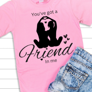 "Friend in me" Heavy cotton Tee-Unisex Fit