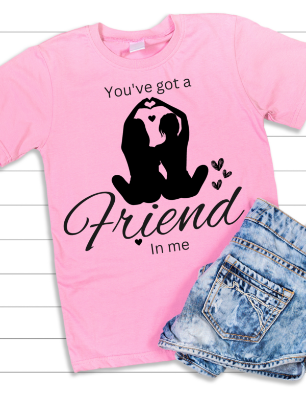 "Friend in me" Heavy cotton Tee-Unisex Fit