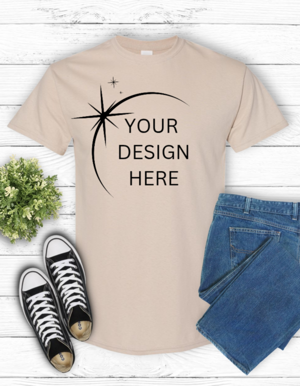 Design Your Own Custom T-Shirt-Heavy Cotton Unisex - Image 8