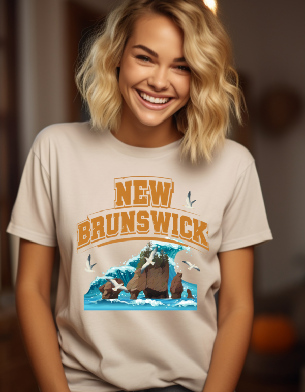 "New Brunswick" Heavy cotton Tee-Unisex Fit - Image 2