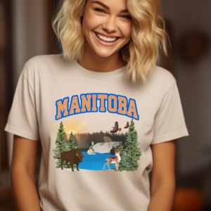 "Manitoba" Heavy cotton Tee-Unisex Fit