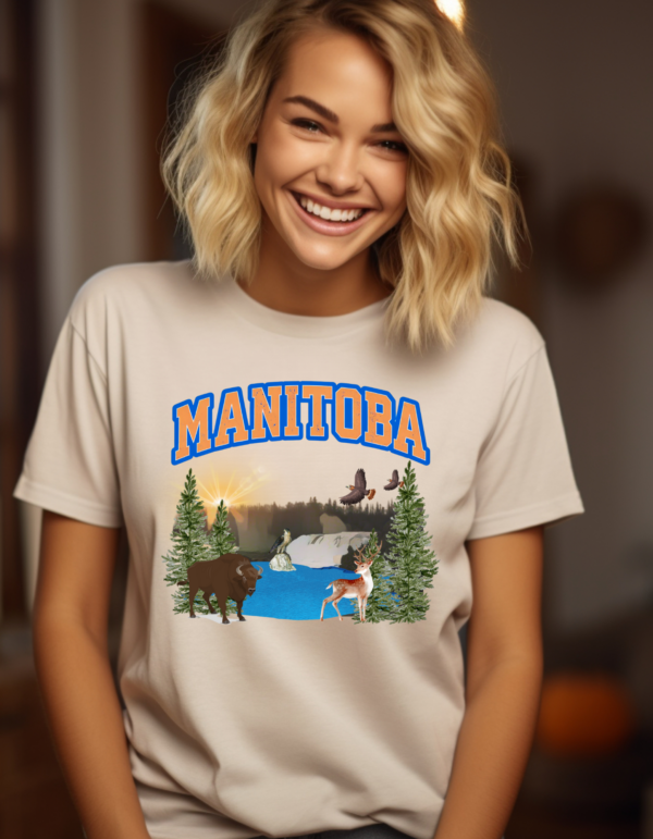 "Manitoba" Heavy cotton Tee-Unisex Fit