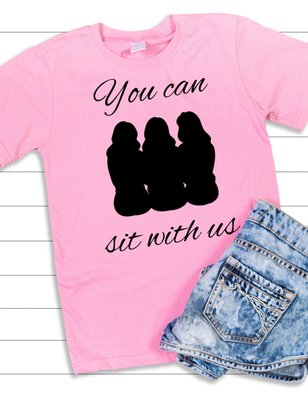 "You can sit with us" Heavy cotton Tee-Unisex Fit