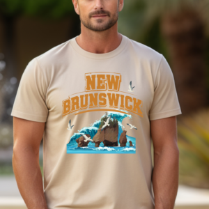 "New Brunswick" Heavy cotton Tee-Unisex Fit