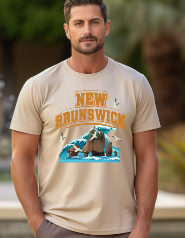 "New Brunswick" Heavy cotton Tee-Unisex Fit