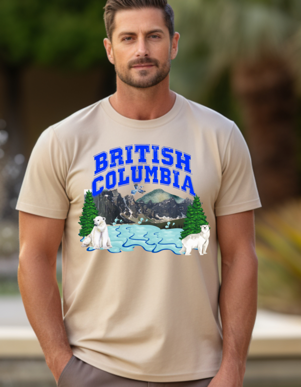 "British Columbia" Heavy cotton Tee-Unisex Fit