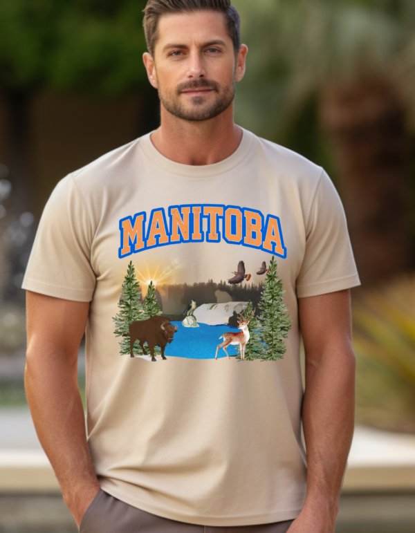 "Manitoba" Heavy cotton Tee-Unisex Fit - Image 2