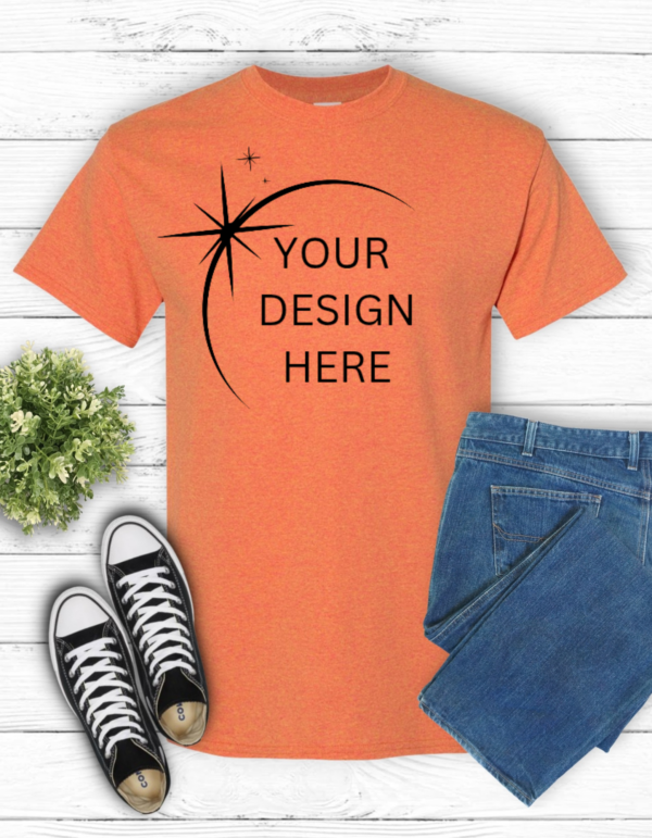 Design Your Own Custom T-Shirt-Heavy Cotton Unisex - Image 9