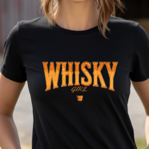 "Whisky Girl" Heavy cotton Tee-Unisex Fit