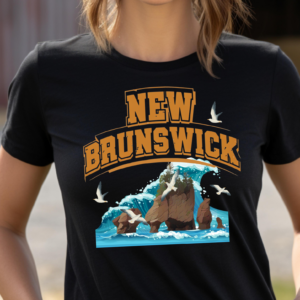 "New Brunswick" Heavy cotton Tee-Unisex Fit