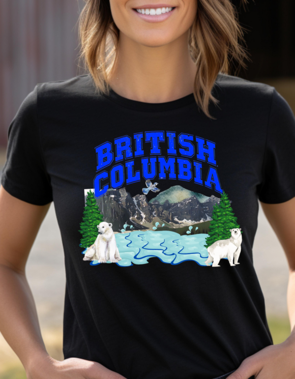 "British Columbia" Heavy cotton Tee-Unisex Fit