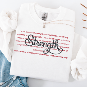 "Strength Definition" Heavy Blend Crewneck