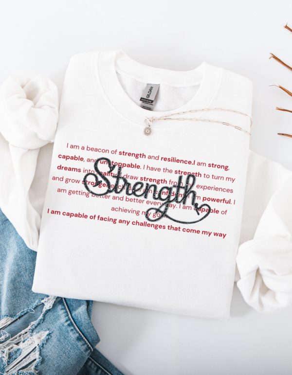 "Strength Definition" Heavy Blend Crewneck Sweater, Unisex- 4 colors