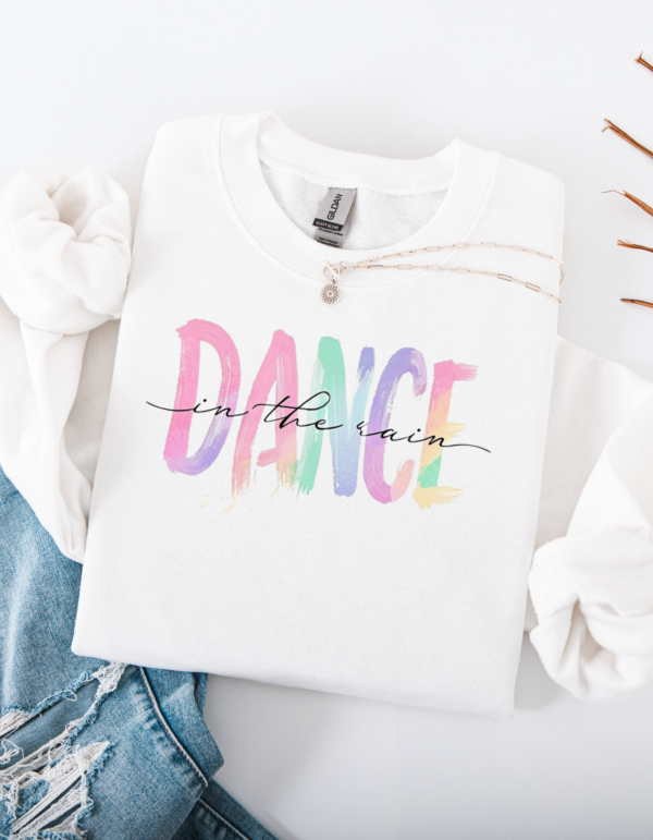 "Dance in the Rain" Heavy Blend Crewneck Sweater, Unisex- 6 colors - Image 3