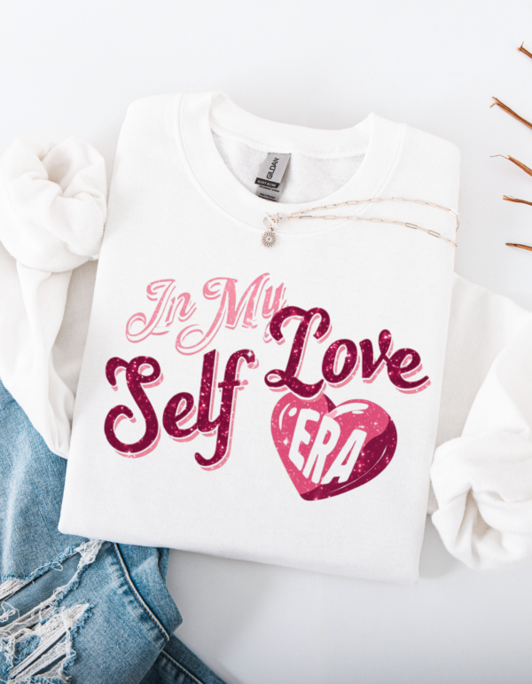 "Self Love Era" Heavy Blend Crewneck Sweater, Unisex- 5 colors - Image 3