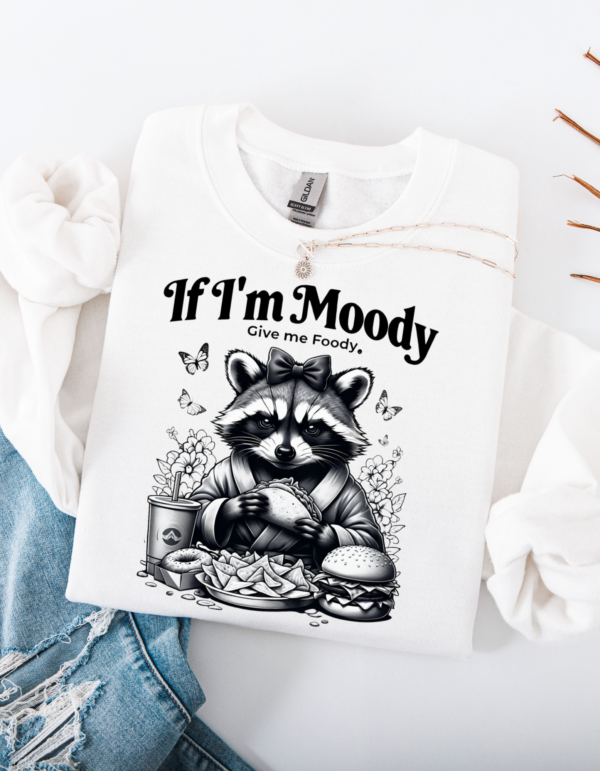 "Give me Foody" Heavy Blend Crewneck Sweater, Unisex- 6 colors - Image 3