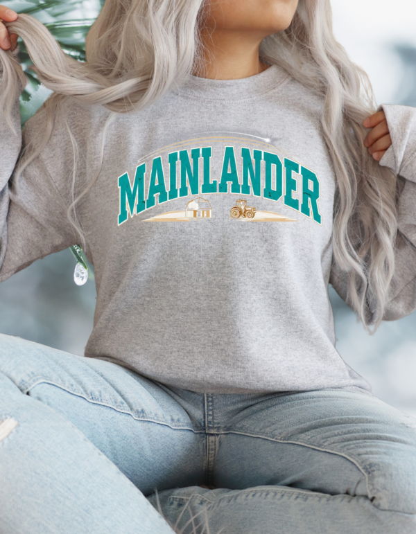 "Mainlander" Heavy Blend Crewneck Sweater, Unisex- 7 colors