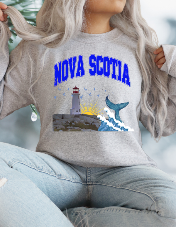 "Nova Scotia" Heavy Blend Crewneck Sweater, Unisex- 7 colors - Image 3