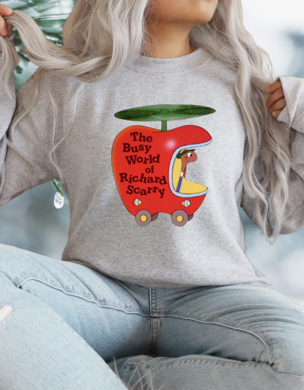 "Busy world" Heavy Blend Crewneck Sweater, Unisex- 7 colors