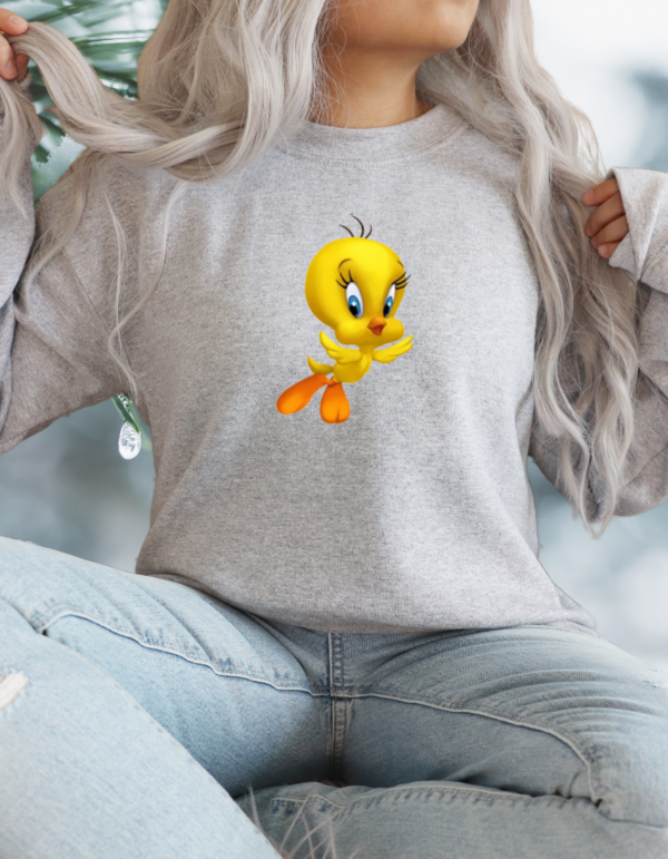 "Tweety Inspired" Heavy Blend Crewneck Sweater, Unisex- 7 colors - Image 3