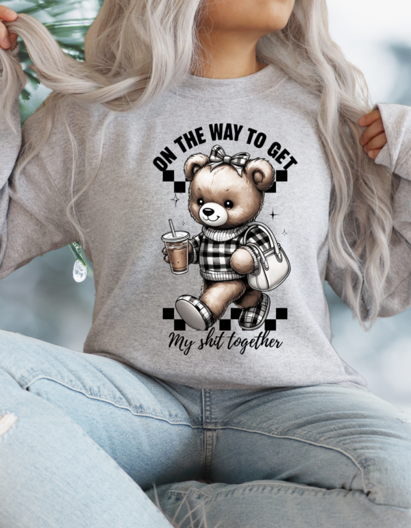 "Get my shit together" Inspired Heavy Blend Crewneck Sweater, Unisex- 6 colors