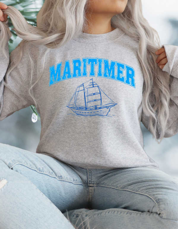 "Maritimer" Heavy Blend Crewneck Sweater, Unisex- 7 colors - Image 3