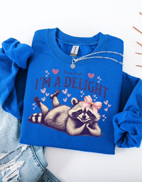 I'm A Delight/ Crewneck Sweatshirt - Image 4