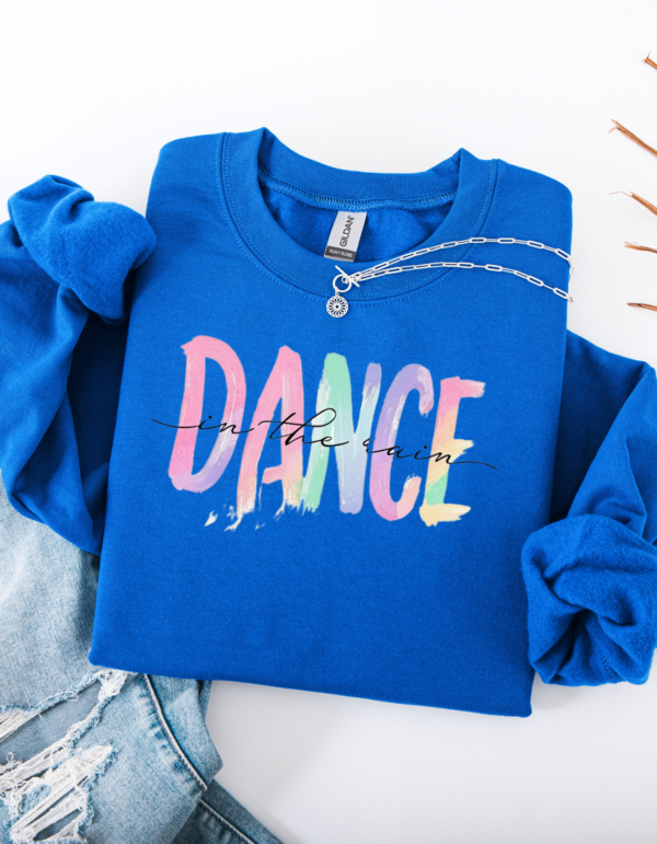 "Dance in the Rain" Heavy Blend Crewneck Sweater, Unisex- 6 colors - Image 5