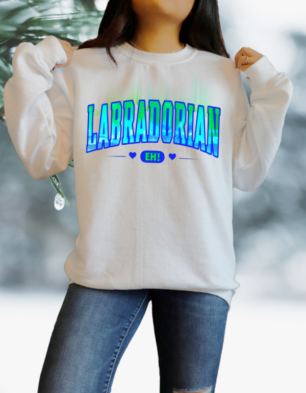 "Labradorian Love" Bound by the Land Heavy Blend Crewneck Sweater, Unisex- 7 colors - Image 4