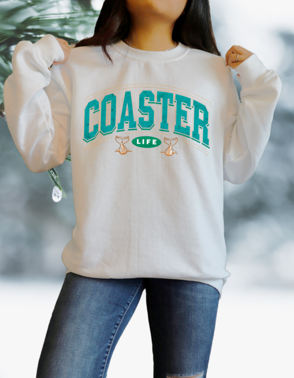 "Coaster Life" Heavy Blend Crewneck Sweater, Unisex- 7 colors - Image 11