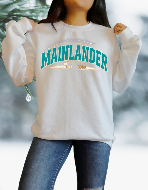 "Mainlander" Heavy Blend Crewneck Sweater, Unisex- 7 colors - Image 4