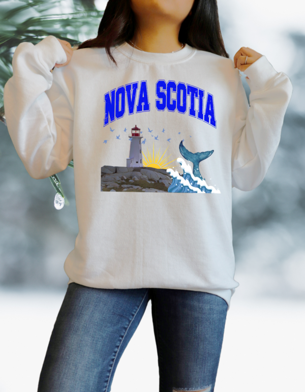 "Nova Scotia" Heavy Blend Crewneck Sweater, Unisex- 7 colors - Image 4