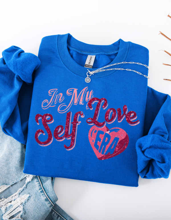 "Self Love Era" Heavy Blend Crewneck Sweater, Unisex- 5 colors - Image 4