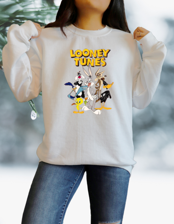 "Loony Tunes Inspired" Heavy Blend Crewneck Sweater, Unisex- 7 colors - Image 4