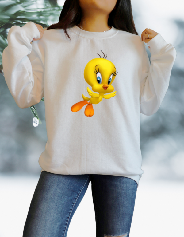 "Tweety Inspired" Heavy Blend Crewneck Sweater, Unisex- 7 colors - Image 4