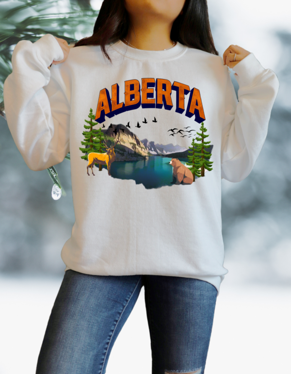 "Alberta" Heavy Blend Crewneck Sweater, Unisex- 7 colors - Image 6