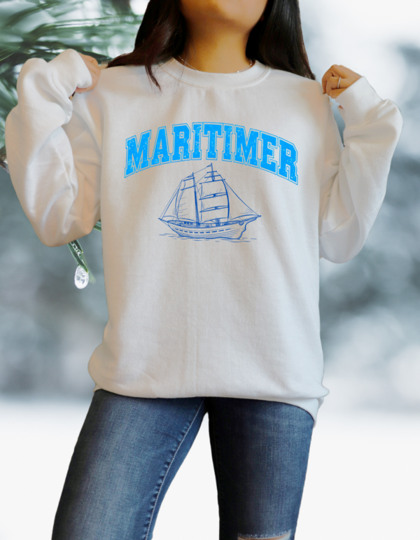 "Maritimer" Heavy Blend Crewneck Sweater, Unisex- 7 colors - Image 4